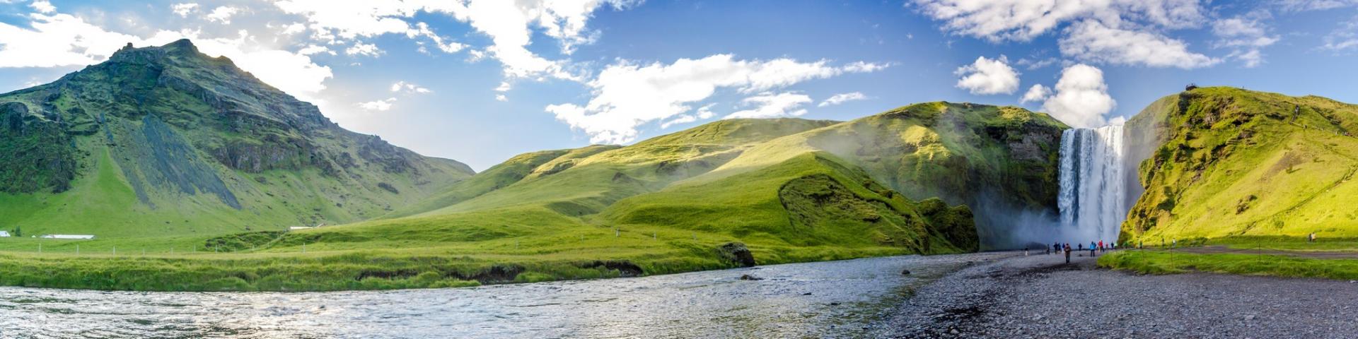 Wodospad Skogafoss